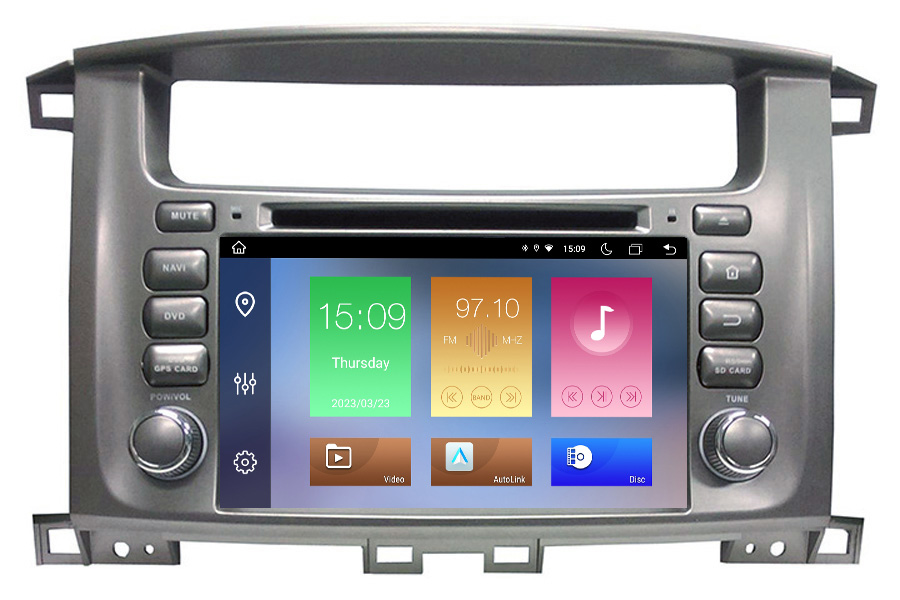Lexus LX470 2003-2007 Autoradio GPS Aftermarket Android Head Unit Navigation Car Stereo 
